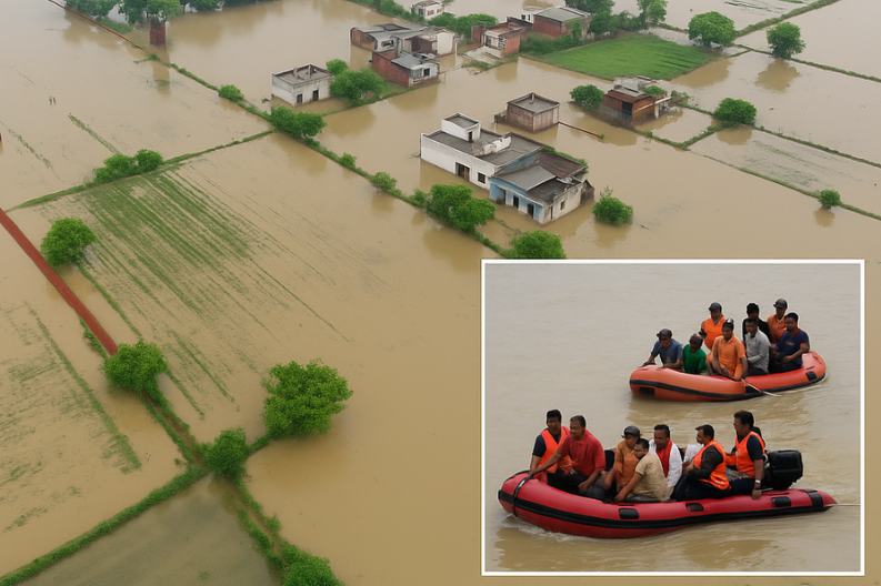 Haryana Faces Severe Flooding: Thousands of Farmers Impacted