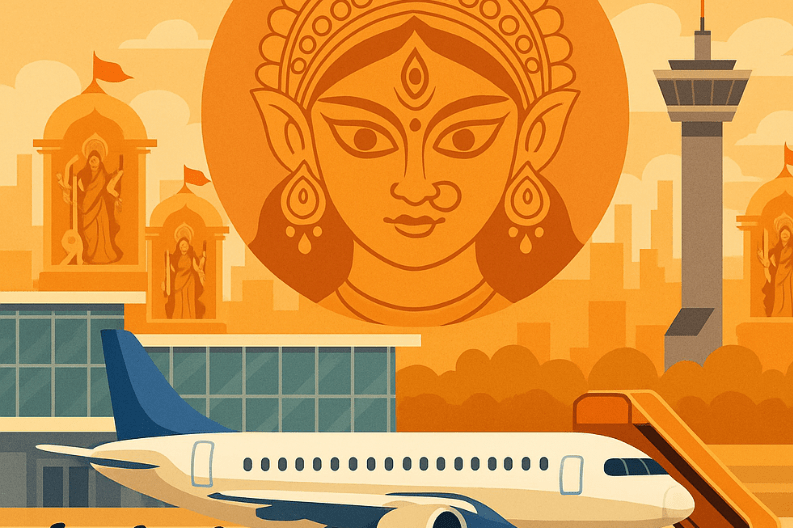 More Flights to Kolkata for Durga Puja Celebrations-min