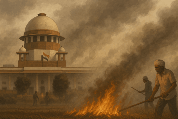 Supreme Court Addresses Stubble Burning and Air Pollution Issues-min