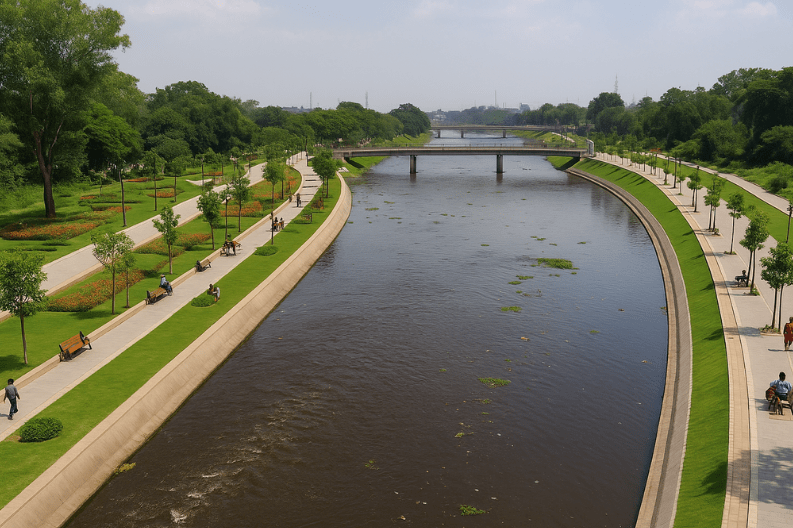 UP Plans ₹40 Crore Riverfront to Clean Up the Hindon River