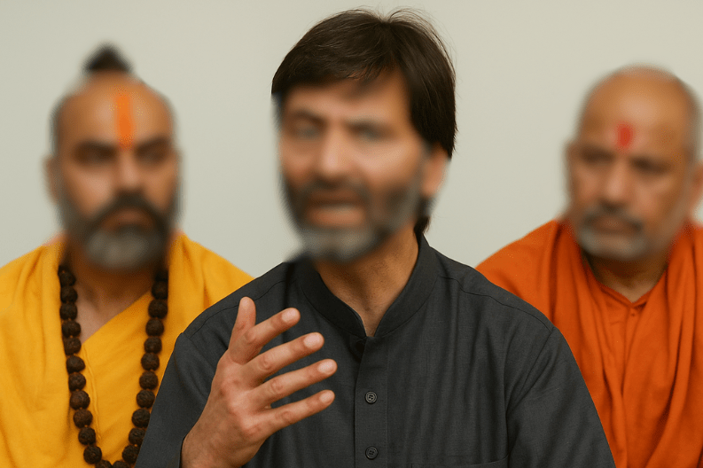 Yasin Malik's Claims of Visits by Hindu Leaders in Srinagar-min