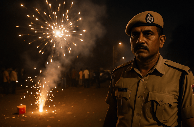 Delhi Police Files Over 175 FIRs for Firecracker Violations During Diwali