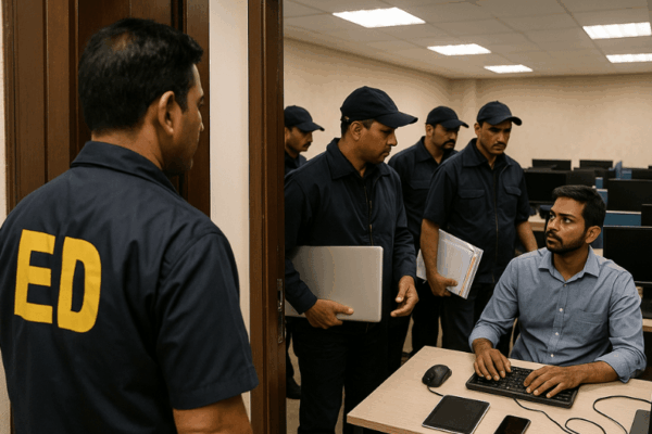 ED Raids Fake Call Centres in Delhi Amid Growing Cyber Crime
