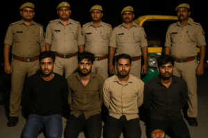 Four Men Arrested After Robbery Incident in Ghaziabad