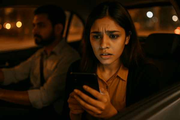 Gurgaon Woman Shares Scary Experience With Cab Driver Gurgaon Woman Shares Scary Experience With Cab Driver