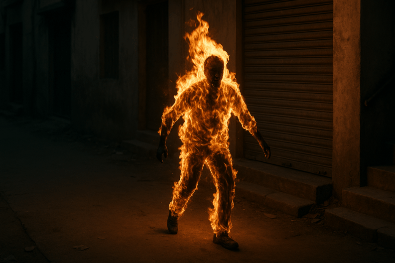 Man Sets Himself on Fire After Dispute in Ghaziabad