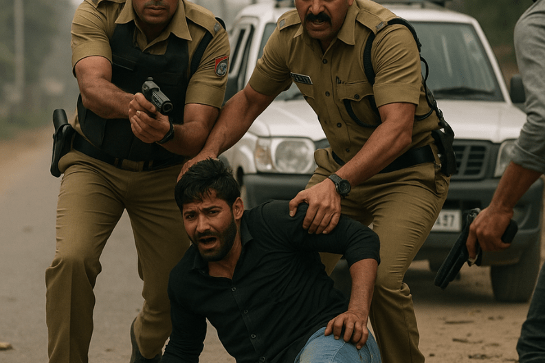 Notorious Criminal Abid Injured in Police Encounter_ Two Arrested in Nuh