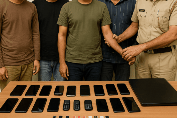 Police Arrest Five in Major Cyber Fraud Case Linked to Cambodia