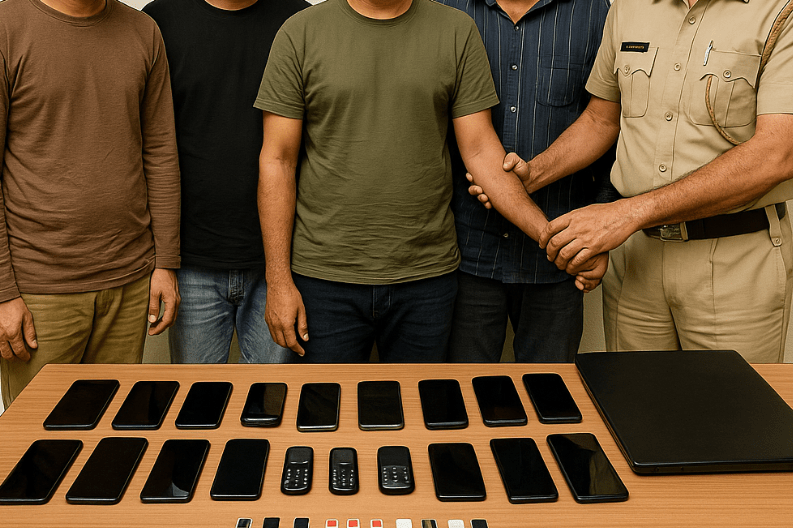 Police Arrest Five in Major Cyber Fraud Case Linked to Cambodia