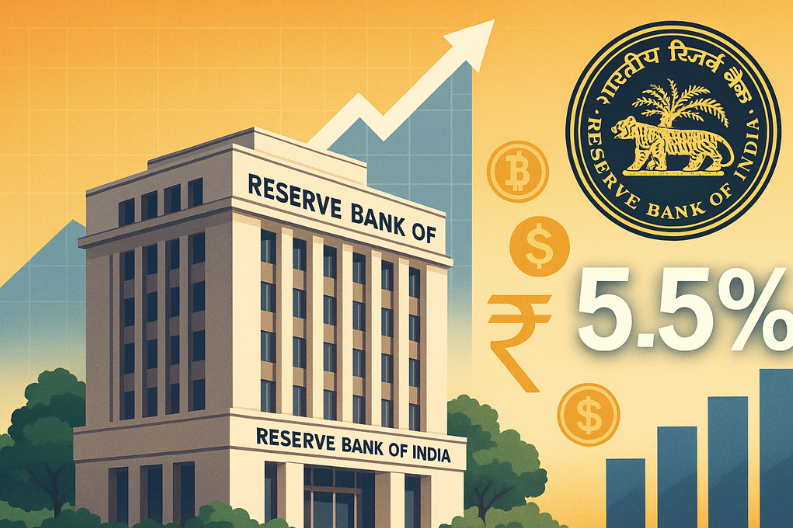 RBI Holds Repo Rate Steady at 5.5%, Aiming for Balanced Growth