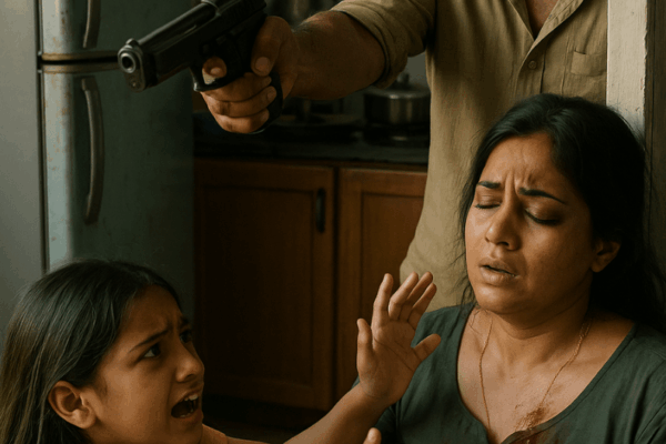 Tragic Incident Man Shoots Wife in Front of Daughter in Ghaziabad