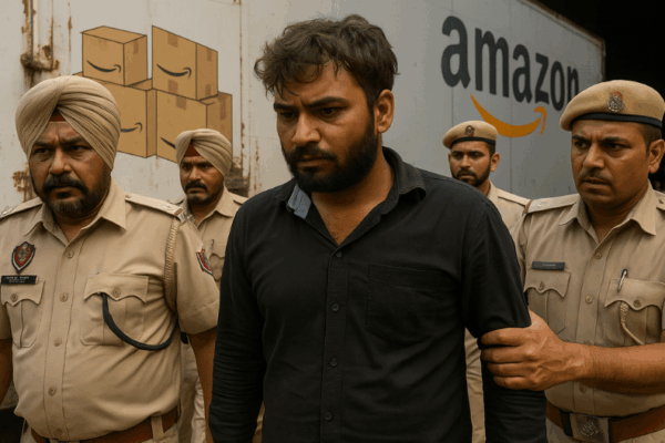 Truck Driver Arrested for Stealing Rs 88 Lakh Worth of Amazon Goods After 47-Day Chase