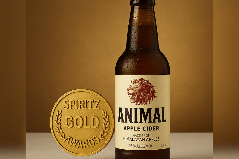 ANIMAL Apple Cider from India Wins Gold at Spiritz Awards 2025