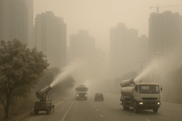 Air Quality Worsens in Ghaziabad, Slight Improvement in Noida-min