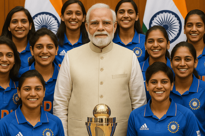 Celebrate the Historic Win of India's Women's Cricket Team