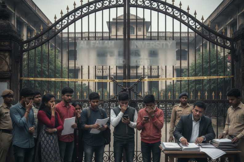 Concerns Rise Over Al Falah University After Arrest of Founder