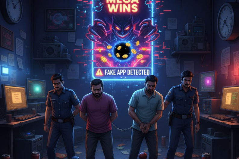 Four Men Arrested for Running a Fake Gaming App that Cheated Users of Rs 8 Crore