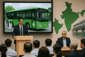 Gurugram and Faridabad to Receive 100 Electric Buses Each by March 2026