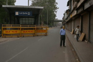 Impact of Red Fort Blast_ Metro Station Closure Affects Local Businesses
