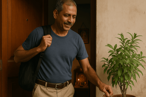 Inspiring Routine of a Ghaziabad Man at 50 Shows Discipline and Hard Work