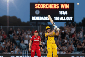 Melbourne Renegades vs Perth Scorchers Devine Stars as Scorchers Win Thriller by Four Wickets