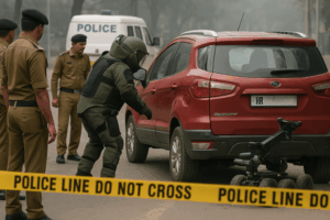 Police Tighten Security After Car Linked to Delhi Blast Found in Faridabad