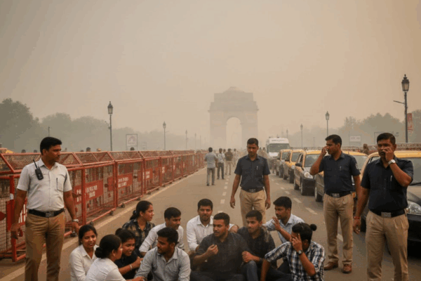 Protests Erupt Over Delhi's Pollution; 15 People Detained