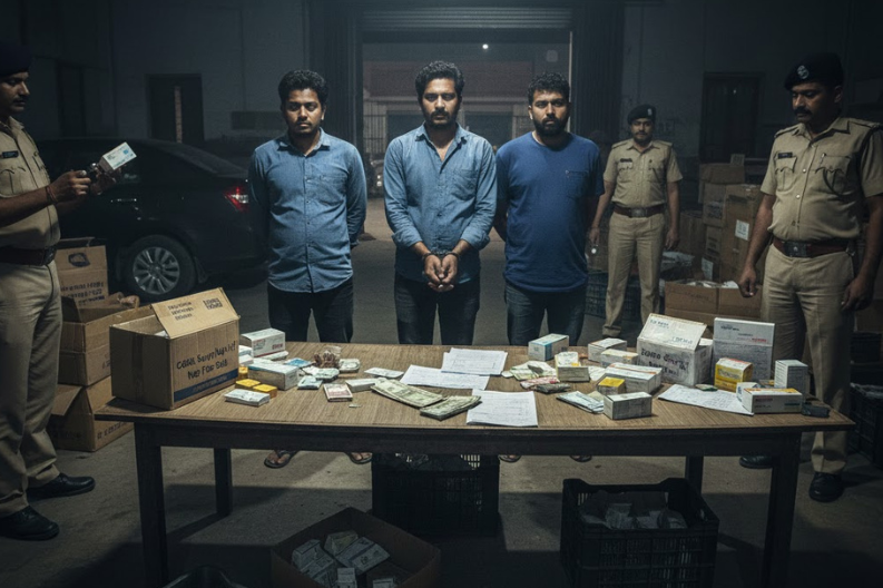 Three Arrested in Ghaziabad for Illegal Sale of Cancer Medicines