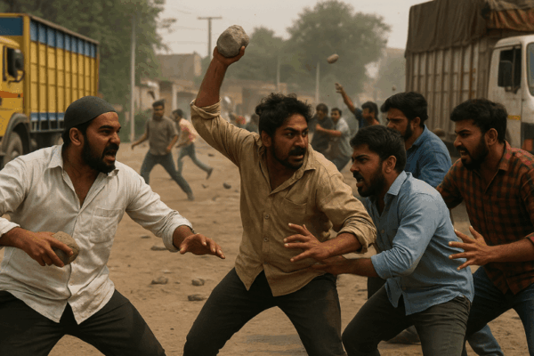 Transportation Dispute Leads to Violence in Faridabad