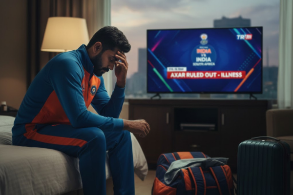 Axar Ruled Out of Last Two T20Is Against South Africa Due to Illness Axar Ruled Out of Last Two T20Is Against South Africa Due to Illness