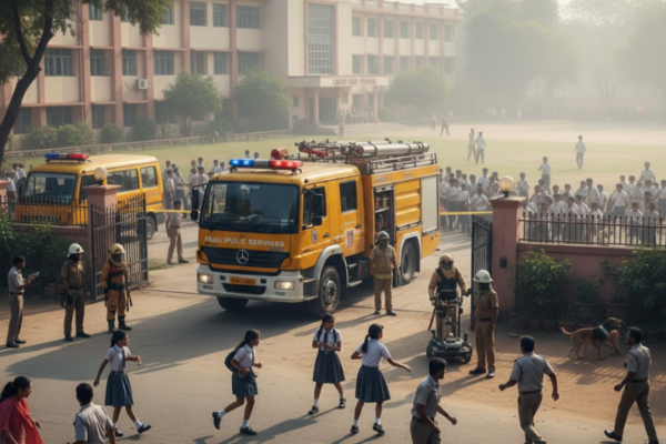 Delhi Bomb Threat at East Delhi School Triggers Emergency Evacuation