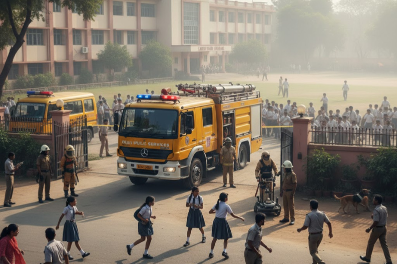 Delhi Bomb Threat at East Delhi School Triggers Emergency Evacuation