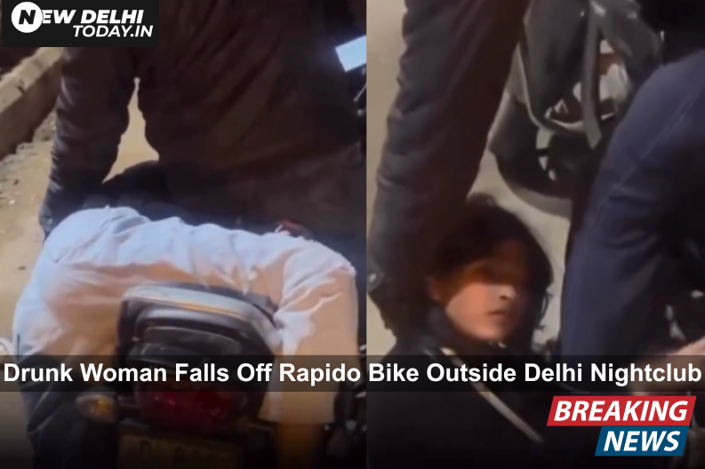 Drunk Woman Falls Off Rapido Bike Outside Delhi Nightclub, Sparks Safety Debate