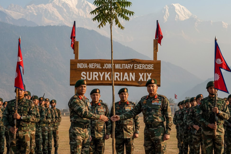 India-Nepal Culminate 19th Edition Joint Military Exercise Suryakiran Concludes Successfully