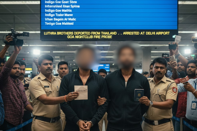Luthra Brothers Arrested on Arrival in Delhi After Thailand deportation