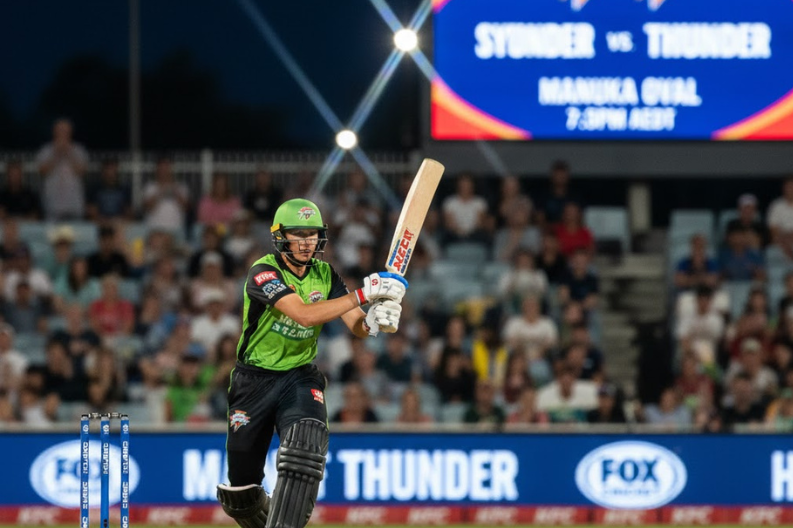 Sam Konstas in Focus as Sydney Thunder Return to Canberra for Big Bash Clash