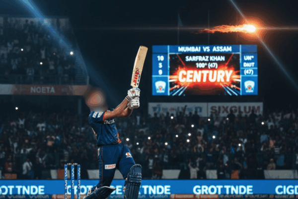 Sarfaraz Khan Smashes Maiden T20 Century on Comeback After 2 Years