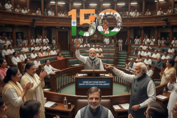 Vande Mataram Debate Sparks Sharp Exchanges in Parliament