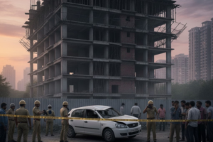 Woman and Infant Die After Falling from Building in Dwarka Tragedy Woman and Infant Die After Falling from Building in Dwarka Tragedy